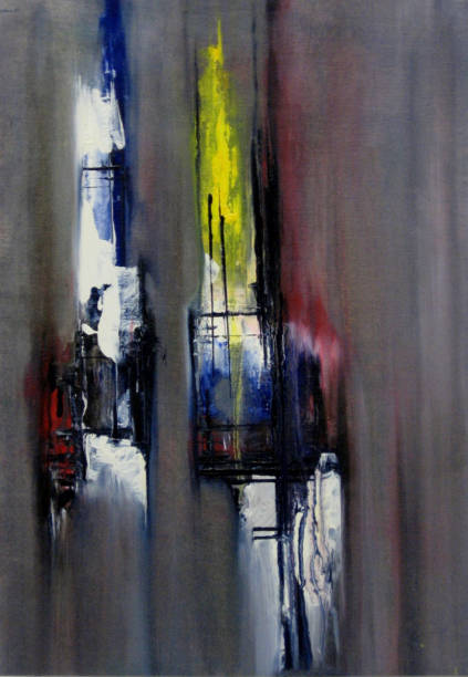 istock Party House - An oil painting 651523190
