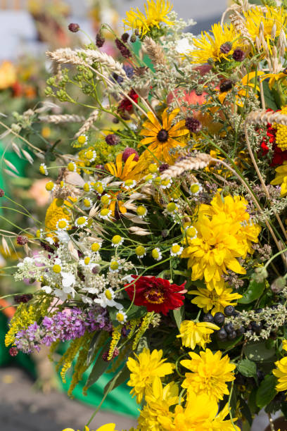 istock handmade  beautiful bouquets from flowers and herbs 651550092