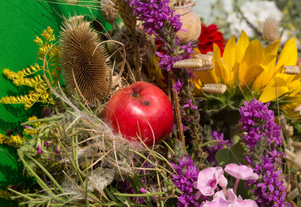 istock handmade  beautiful bouquets from flowers and herbs 651550528