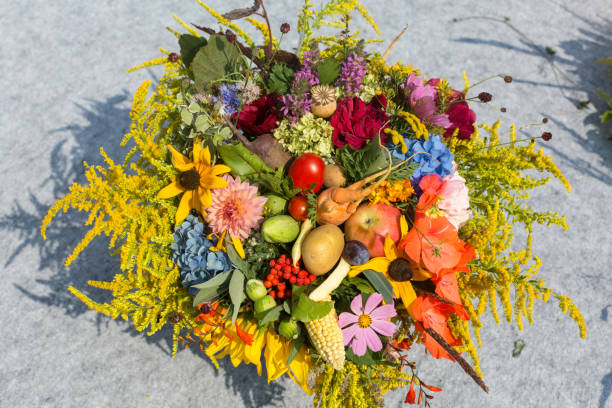 istock handmade  beautiful bouquets from flowers and herbs 651551040