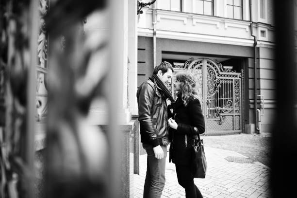 Young beautiful stylish couple
