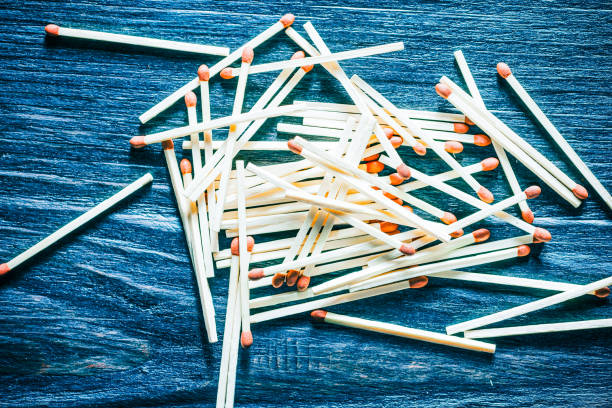 istock Pile of matches 651627662