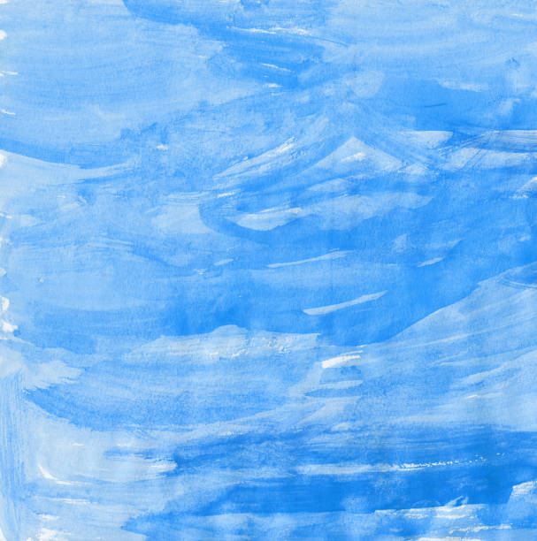 istock Cyan abstract watercolor background 651749692