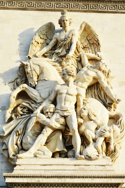 istock Details in the Arc de Triomphe - Paris 651749962