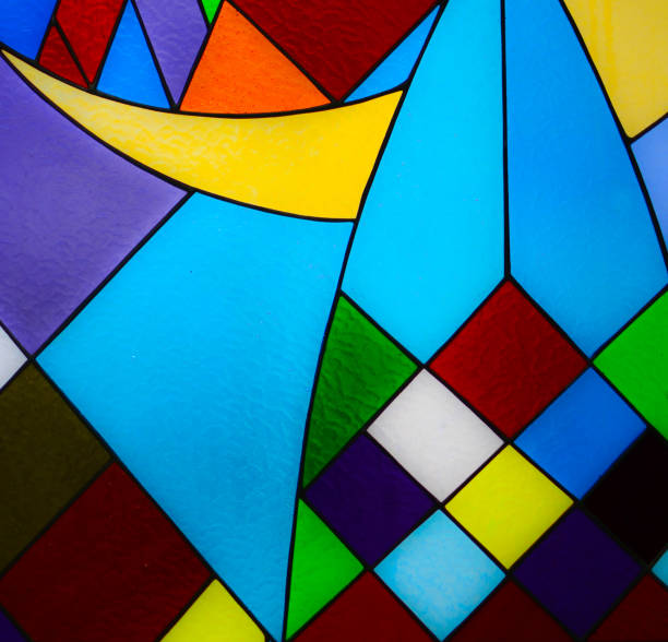 istock Multicolored glass mosaic background 651754388