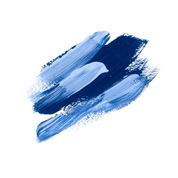 istock abstract color paint stroke. hand drawn acrylic day brushstroke for background. Dynamic paint stroke for print, card, backdrop 651764458