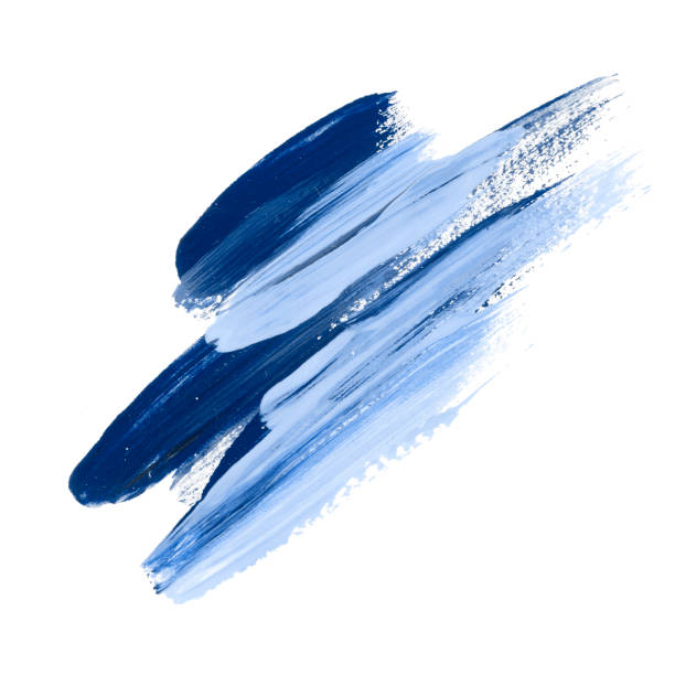 istock abstract color paint stroke. hand drawn acrylic day brushstroke for background. Dynamic paint stroke for print, card, backdrop 651764486