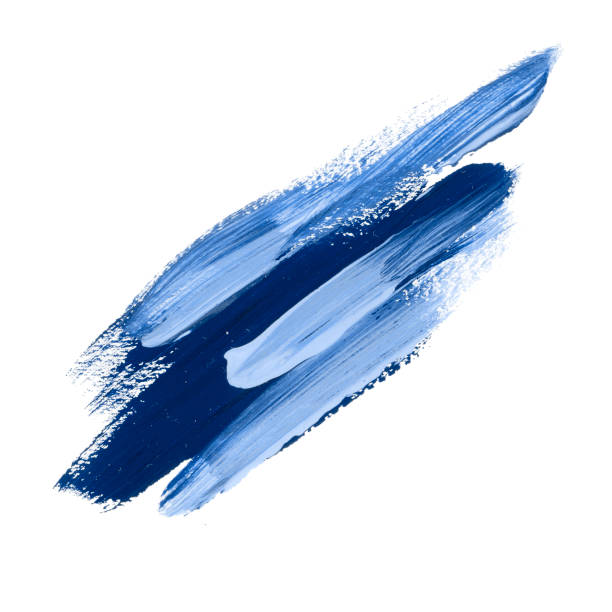 istock abstract color paint stroke. hand drawn acrylic day brushstroke for background. Dynamic paint stroke for print, card, backdrop 651764498