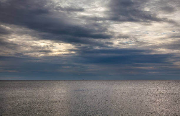 istock Ship lying in the roads in the Black Sea. 651769112