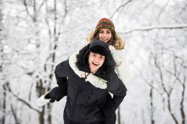 istock Young couple having fun and resting in park 651779336