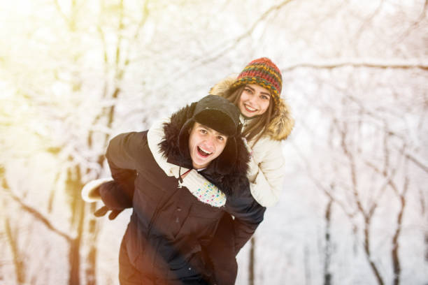 istock Young couple having fun and resting in park 651779392