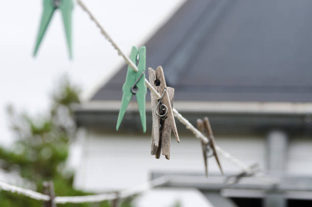 istock Clip washing on the line 651779694