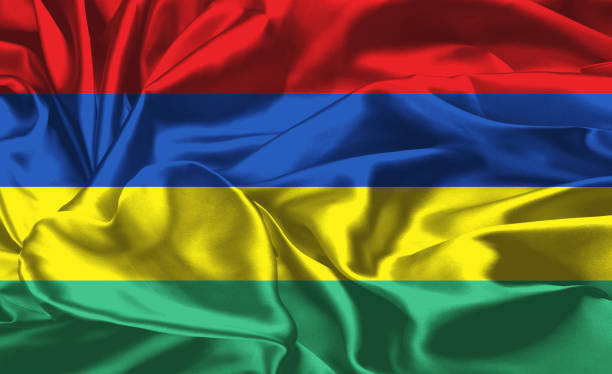 istock National flag of Mauritius 651780388
