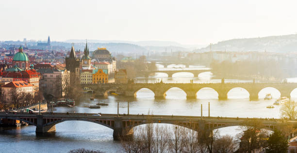 istock Charles Bridge (Karluv Most) and Lesser Town Tower, Prague, Czech Republic 651851172
