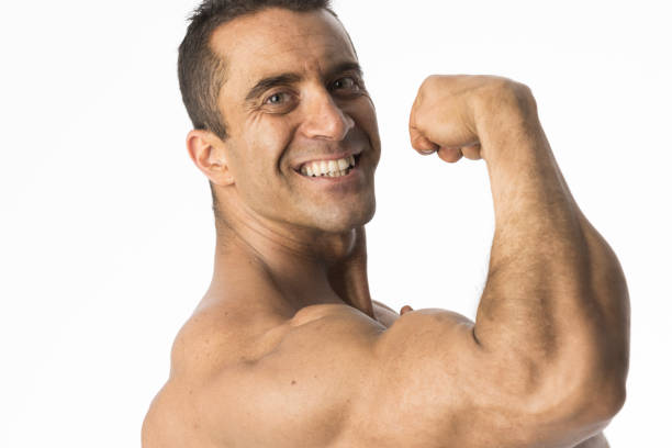 istock Portrait of Muscular Man 651854772