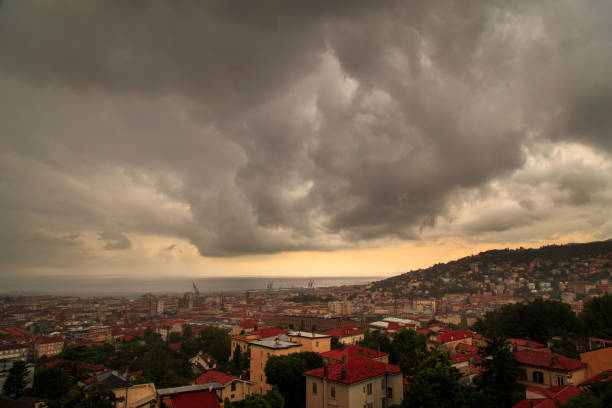 istock storm over the city of Trieste 651862944