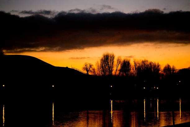 istock Orange Sunset at Olympia Park 651884034