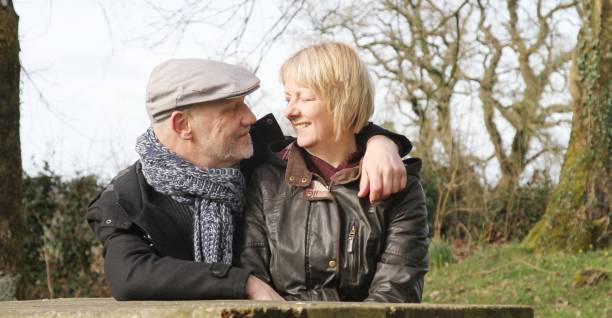 istock Happy mature couple outdoors 651910656