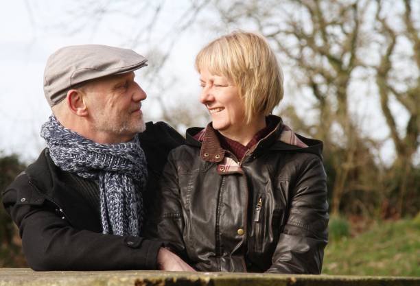 istock Happy mature couple outdoors 651911038