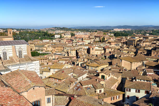 istock Siena old town from above, Italy 651947690