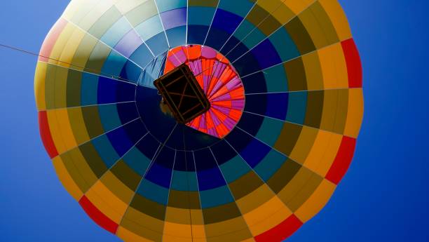 istock A hot air balloon is seen from the bottom. 651974052