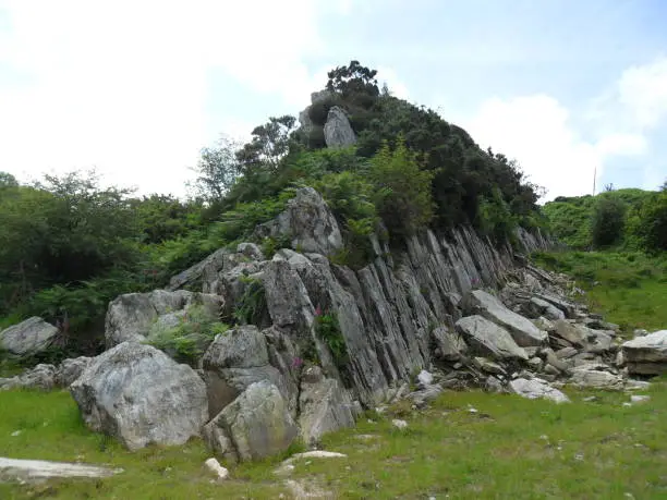 Photo of Prehistoric bluestone quarry in Wales