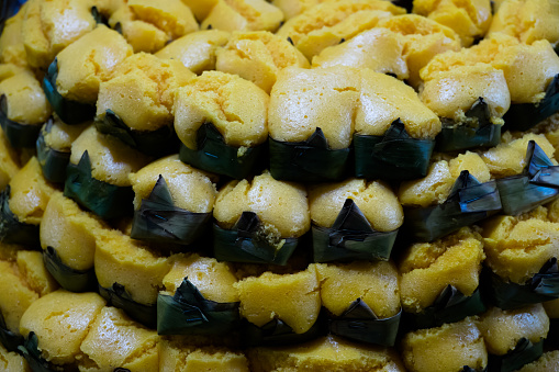 Toddy palm cake,Thai dessert
