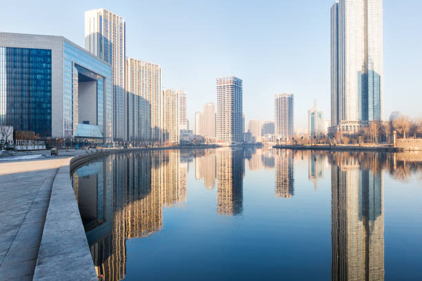 istock River And Modern Buildings Against Sky 652115710