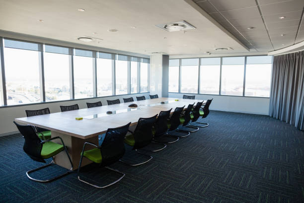 istock View of interior of conference room 652116246