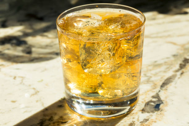 Refreshing Alcoholic Scotch and Soda