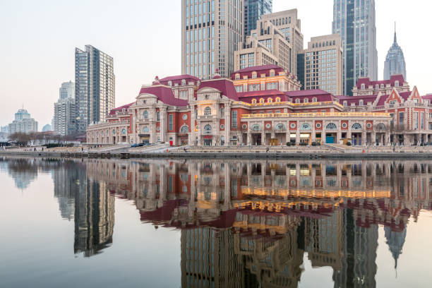 istock River And Modern Buildings Against Sky 652119296