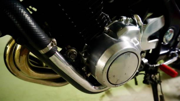 istock Parts of a motorcycle 652128092