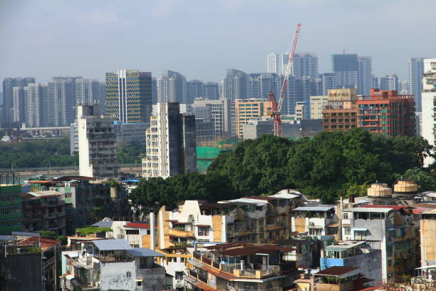 istock Bird’s Eye View of Macau 652130946