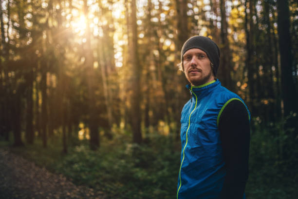 istock Portrait of a runner in a park on sunset 652140726