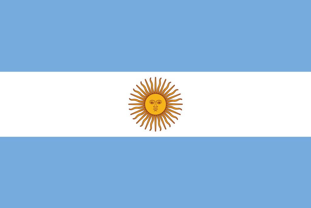 Vector of nice Argentina flag.