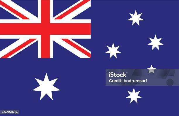 Australia Stock Illustration - Download Image Now - Australia, Australian Flag, Flag