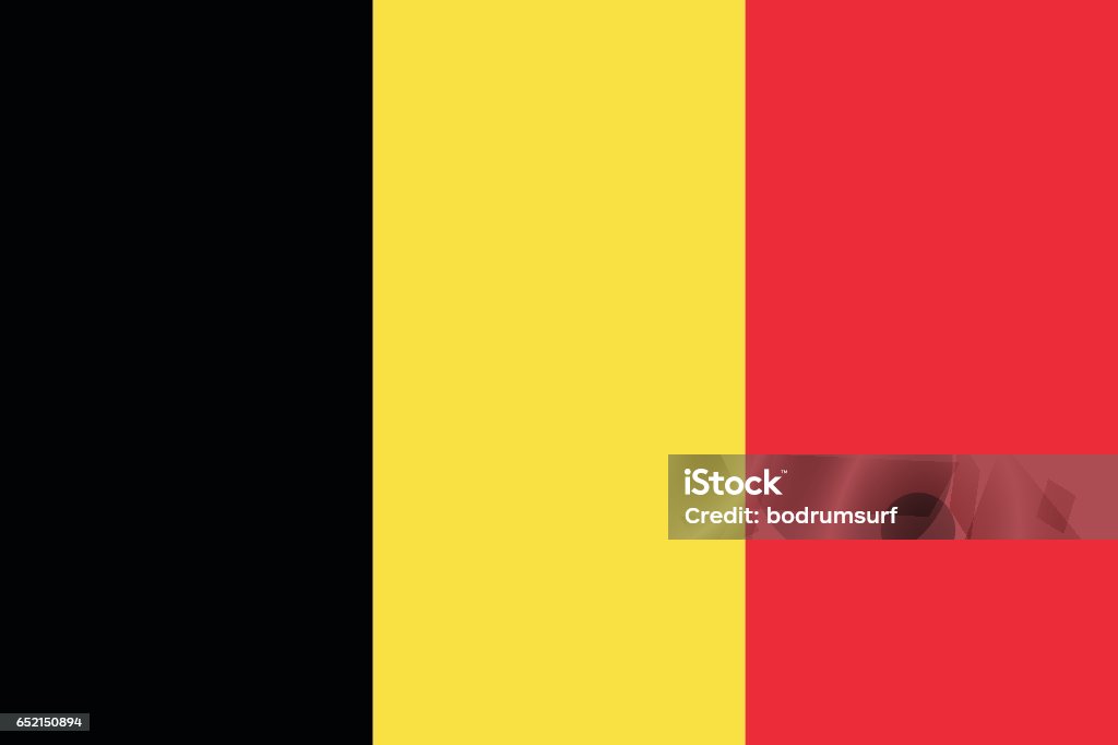 Belgia  - Grafika wektorowa royalty-free (Flaga Belgii)