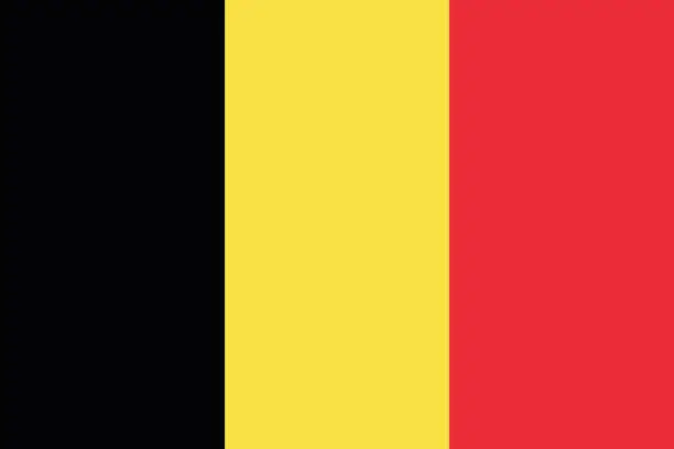 Vector illustration of Belgium
