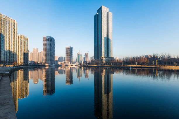 istock River And Modern Buildings Against Sky 652151332