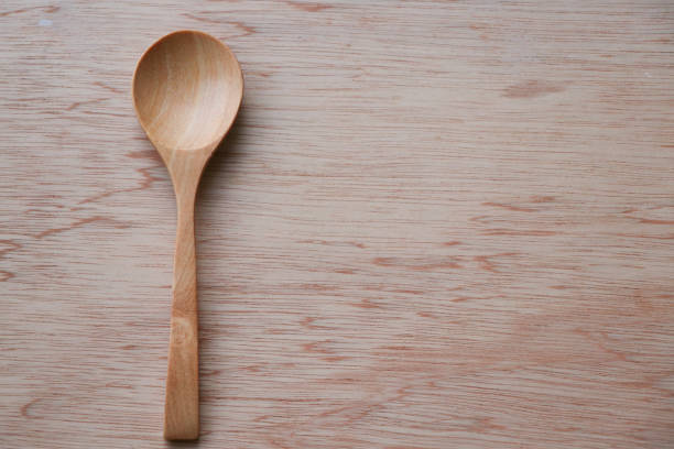 istock Spoon wooden on wood table background 652172212