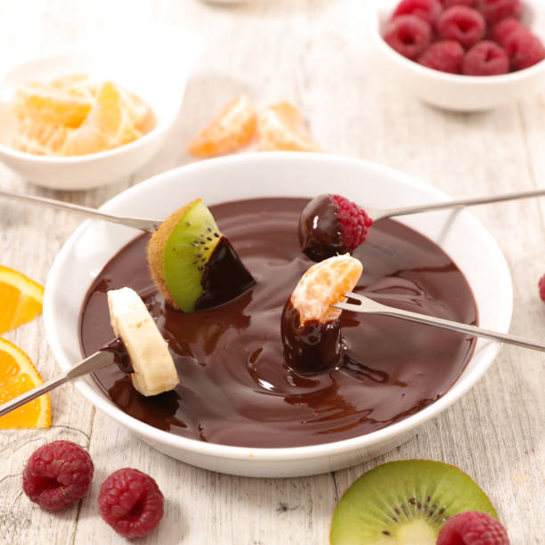 istock chocolate fondue with fruits 652176340