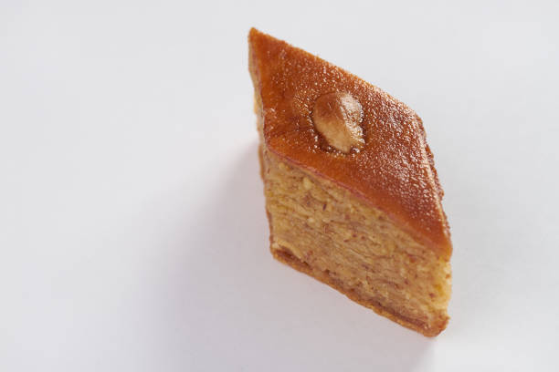 istock Sweet delicious dessert  baklava with walnuts and honey 652183206