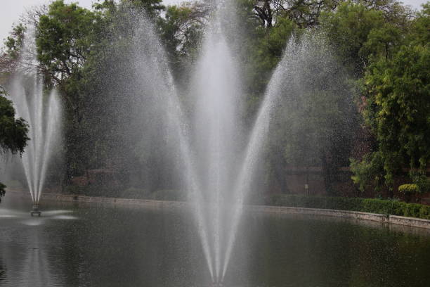 Lodi Gardens, New Delhi Fountain at Lodi Gardens lodi gardens stock pictures, royalty-free photos & images