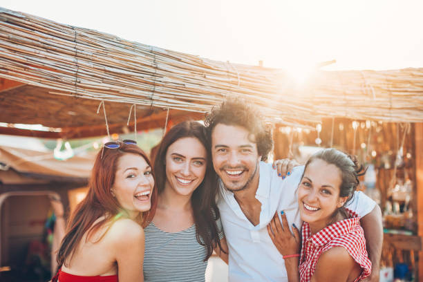 istock Happy friends outdoors in the summer 652199460