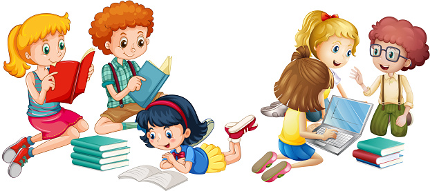 Ilustración de Niños Leyendo Libros Y Trabajo En Equipo y más Vectores Libres de Derechos de Arte - Arte, Australia, Blanco - Color - iStock Ilustración de Niños Leyendo Libros Y Trabajo En Equipo y más Vectores Libres de Derechos de Arte - Arte, Australia, Blanco - Color - iStock