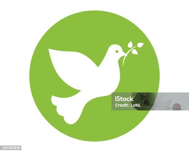White Dove Icon Stock Illustration - Download Image Now - Pentecost - Religious Celebration, Dove - Bird, Bird