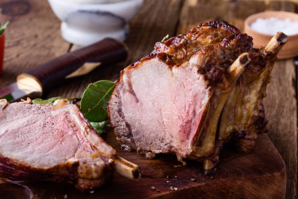 istock Homemade bone-in prime rib roast 652203210