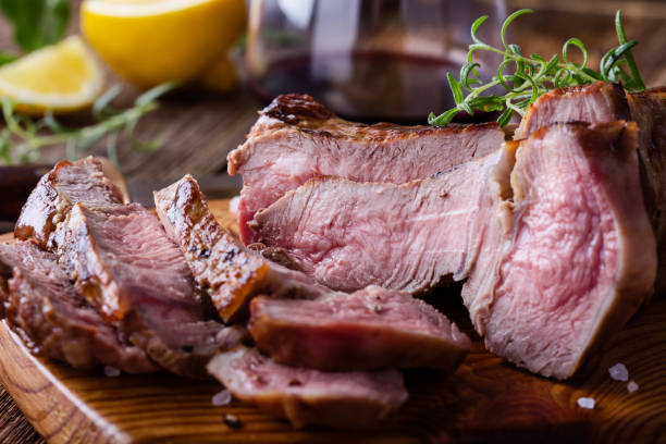 istock Barbecue bone ribeye steak on cutting board 652203262