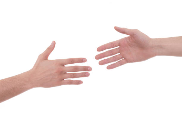 women and men shaking hands