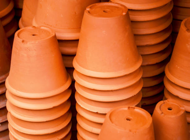 istock Group of clay vases 652226118